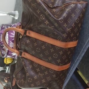 Louis Vuitton Classic Monogram Keepall 45 Duffel Bag